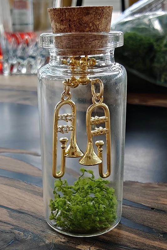 Porte-billets (trombone) Vintage En Or Jaune 14 Carats - Occasion Très Bon état